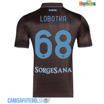 Camisa de time de futebol SSC Napoli Stanislav Lobotka #68 Replicas 3º Equipamento 2025-26 Manga Curta